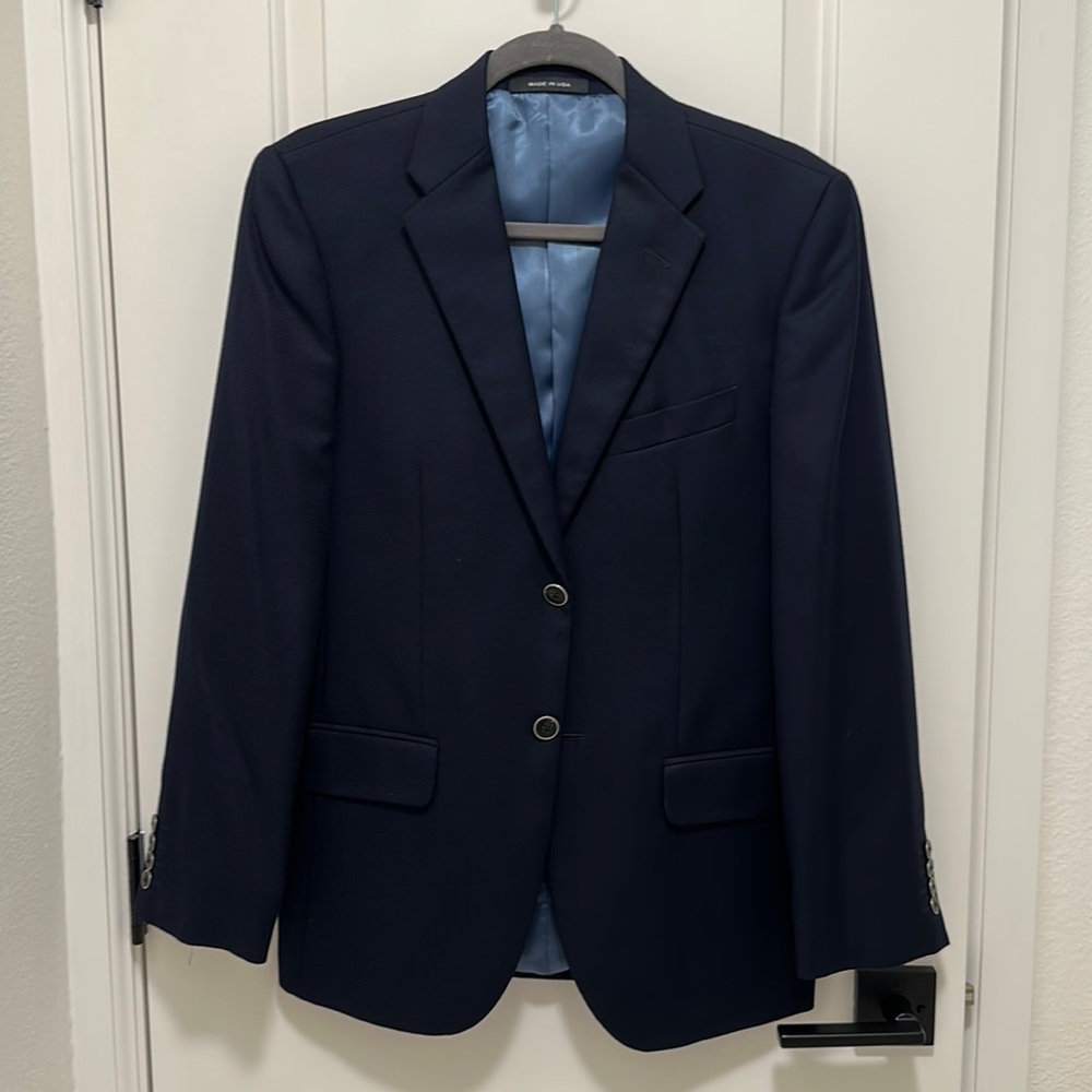 Saks Navy Blue sport coat